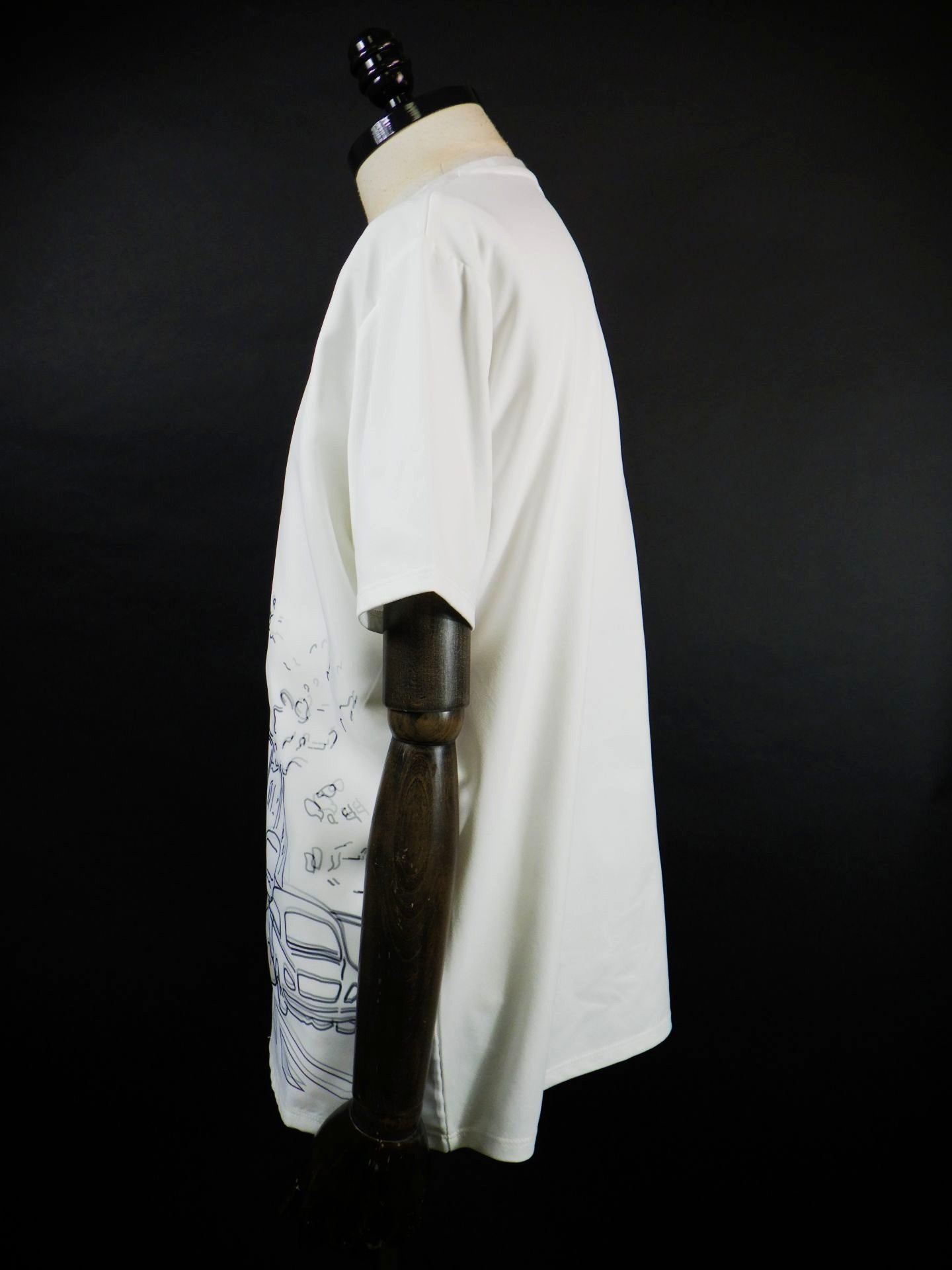 TRIPPY ART　PEANUTS CROSSING THE CROSSWALK Tシャツ　TR-098-WH