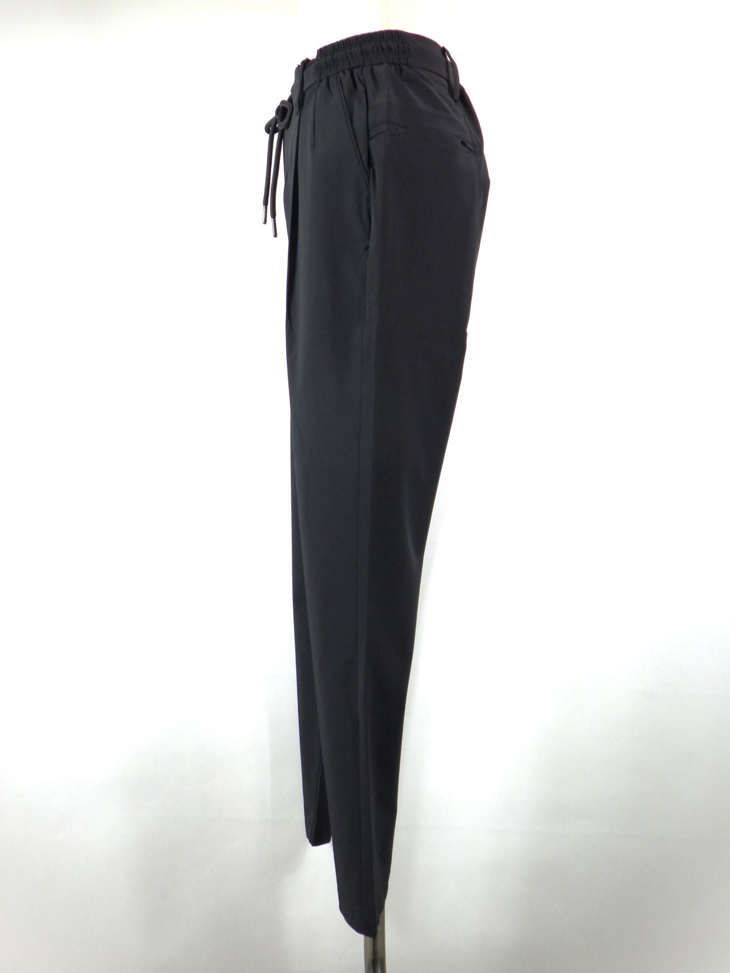 1PIU1UGUALE3 RELAX　接触冷感グレンチェックナイロンスラックス　USB-26062-BK