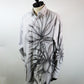 disemBySiik　ドローインググラフィックシャツ-ゲッカビジン-　26SS21-WHT