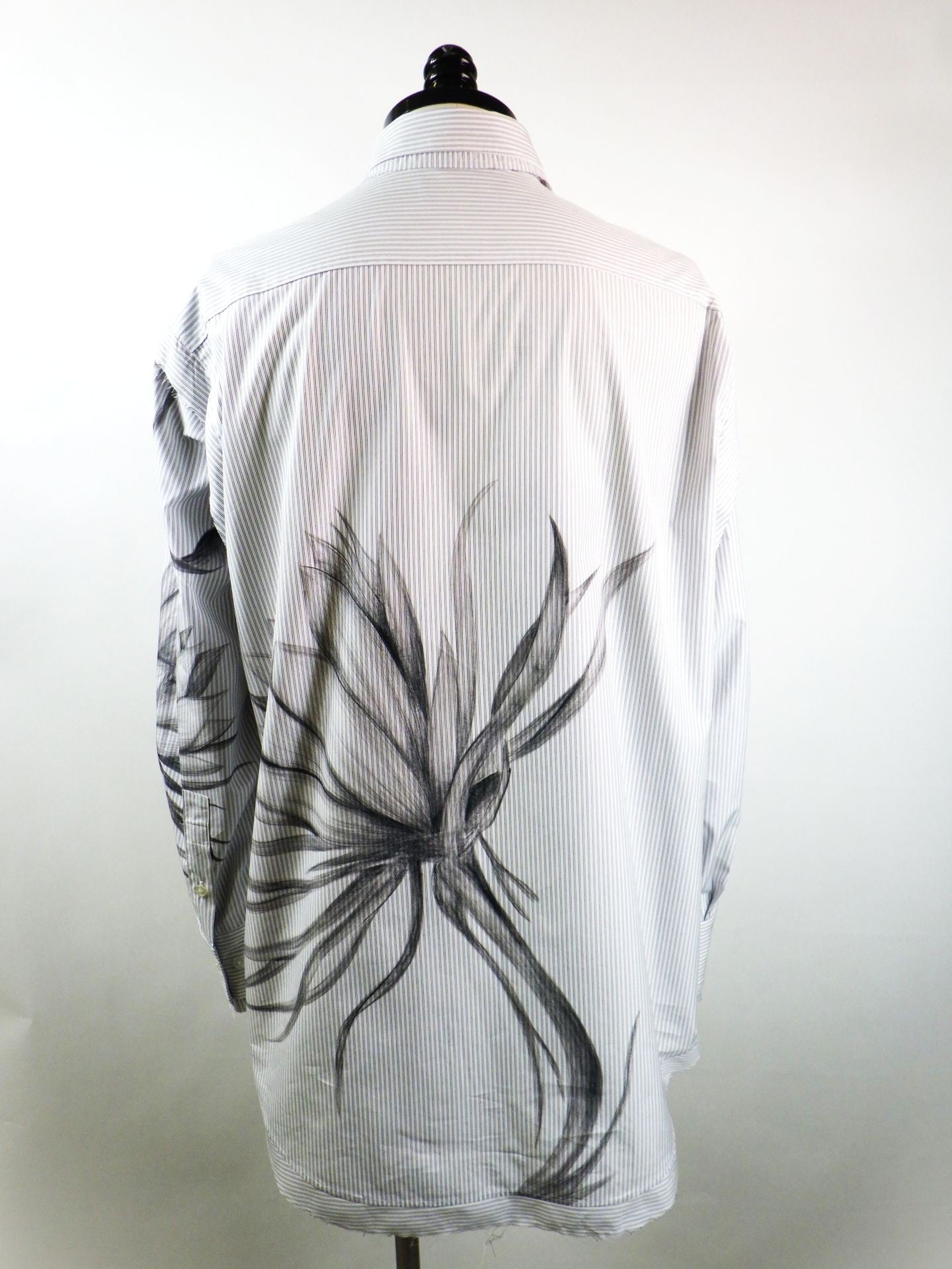 disemBySiik　ドローインググラフィックシャツ-ゲッカビジン-　26SS21-WHT