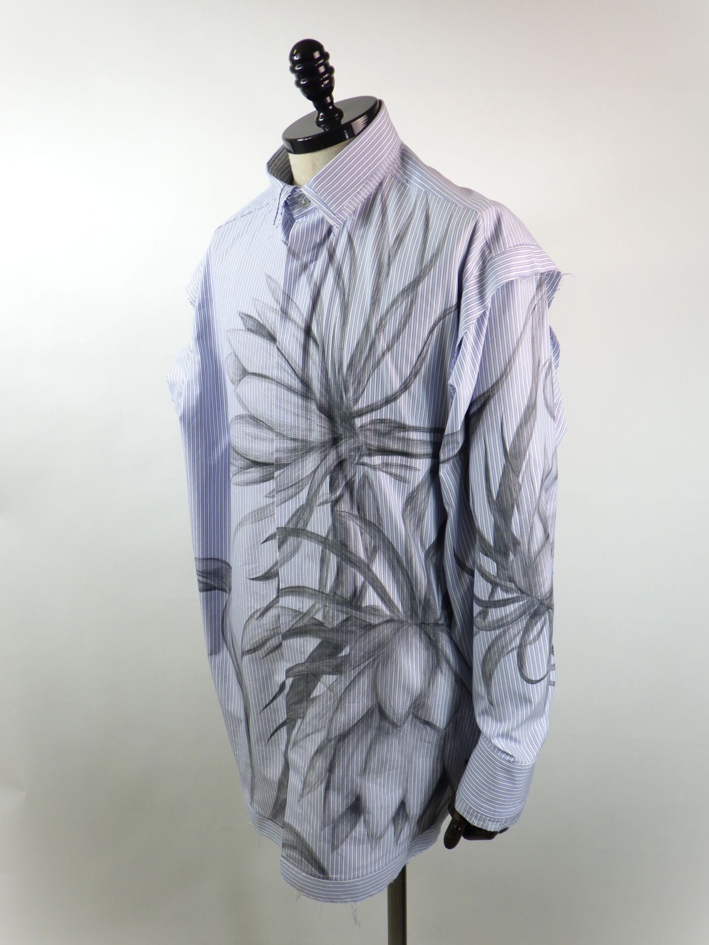 disemBySiik　ドローインググラフィックシャツ-ゲッカビジン-　26SS21-BL