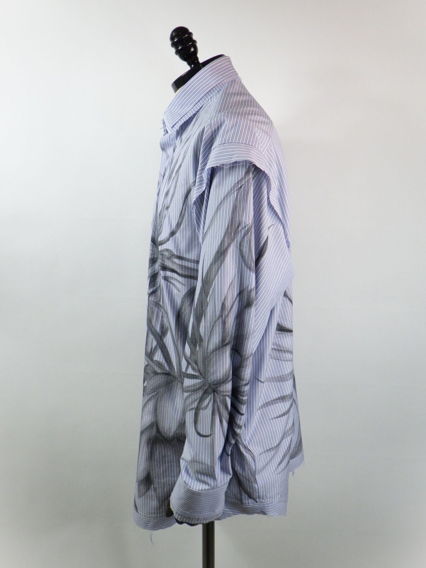 disemBySiik　ドローインググラフィックシャツ-ゲッカビジン-　26SS21-BL