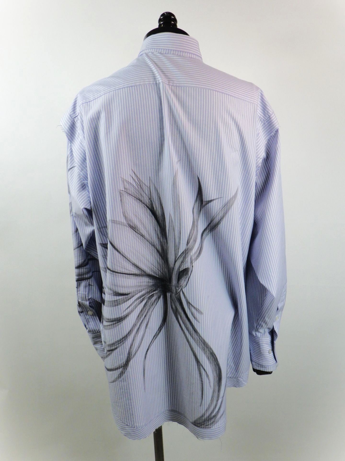 disemBySiik　ドローインググラフィックシャツ-ゲッカビジン-　26SS21-BL