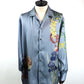 disemBySiik　グラフィックサテンシャツ　26SS23-BL