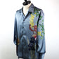 disemBySiik　グラフィックサテンシャツ　26SS23-BL