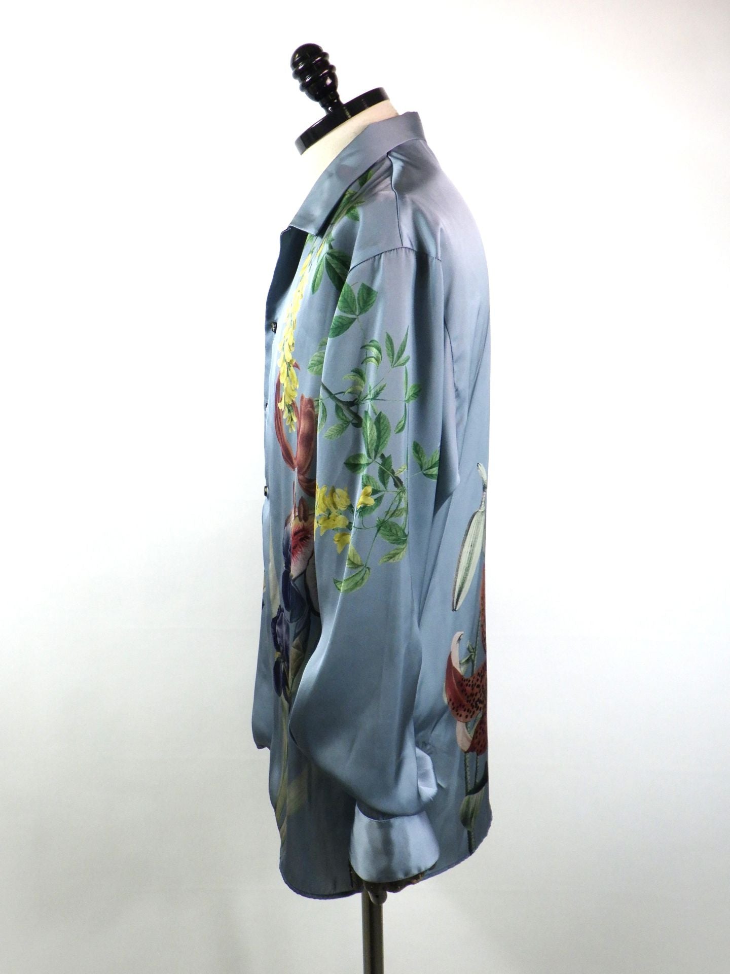disemBySiik　グラフィックサテンシャツ　26SS23-BL