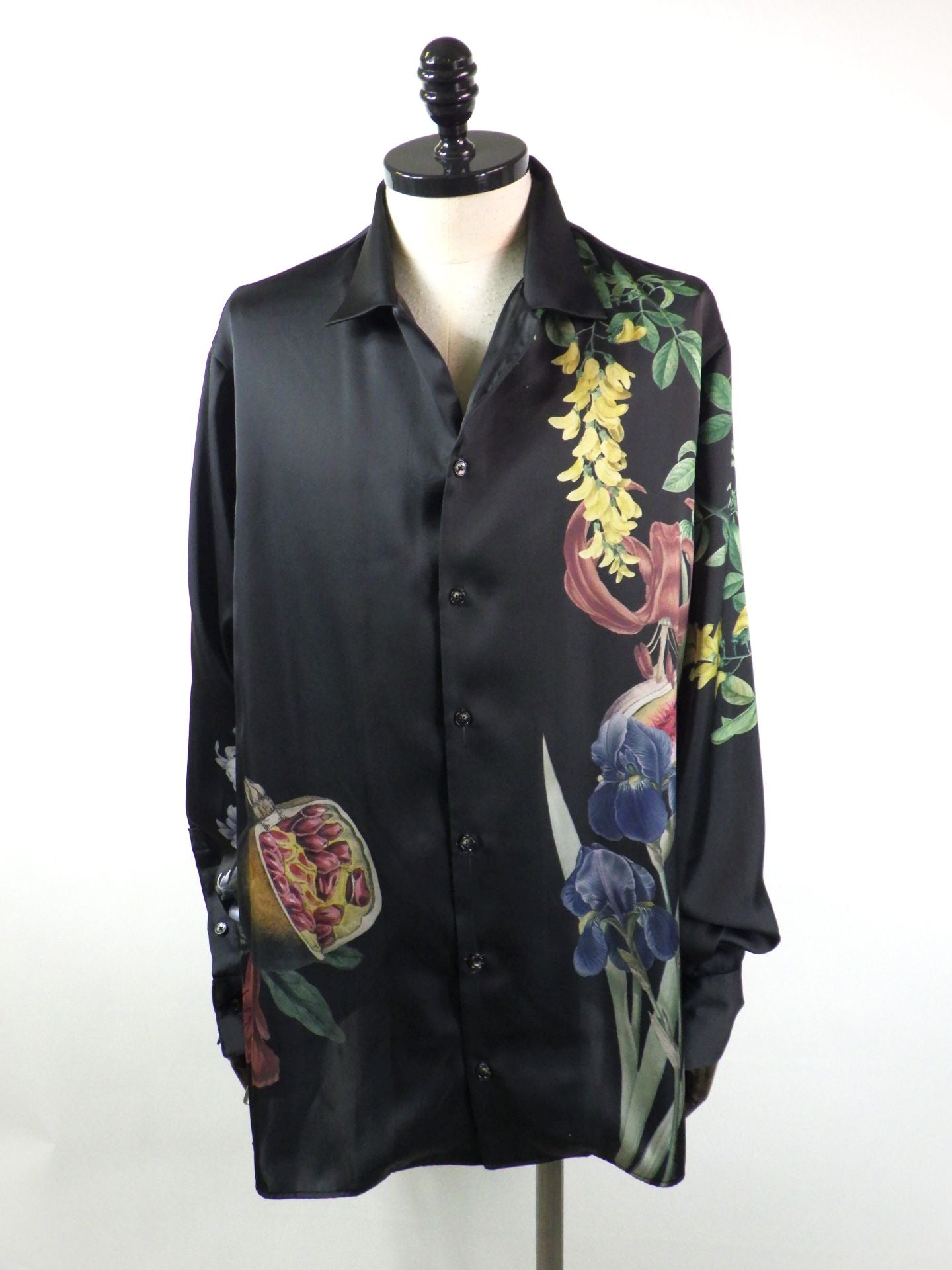 disemBySiik　グラフィックサテンシャツ　26SS23-BK