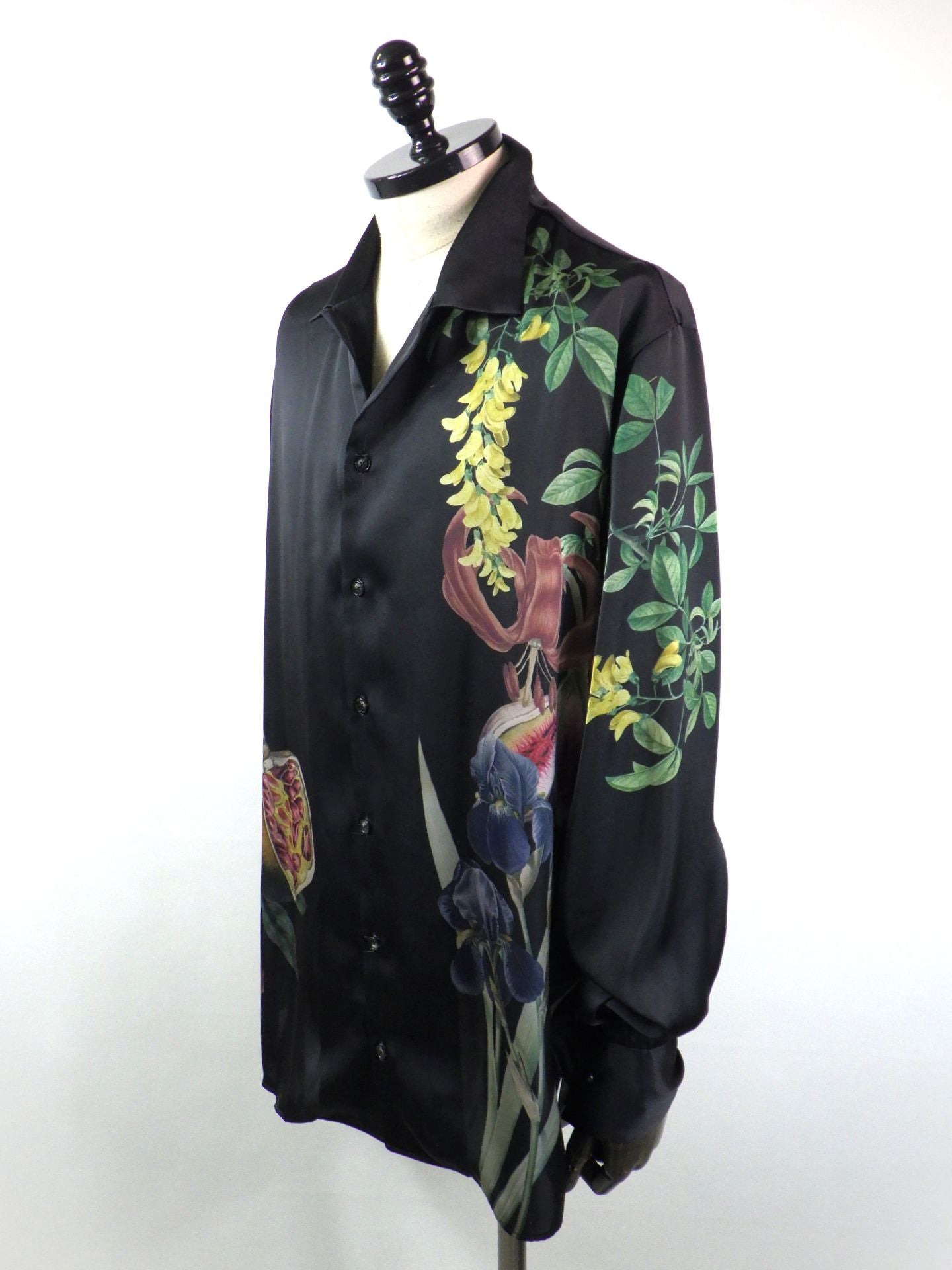 disemBySiik　グラフィックサテンシャツ　26SS23-BK