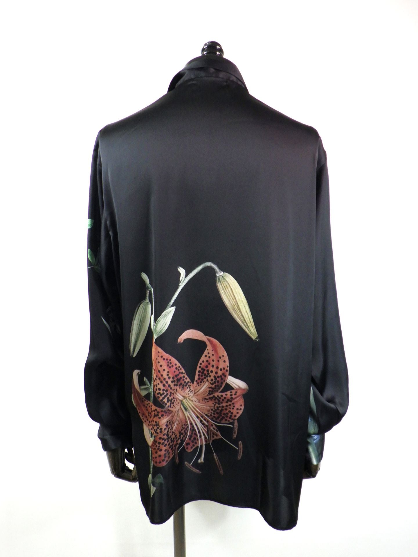 disemBySiik　グラフィックサテンシャツ　26SS23-BK