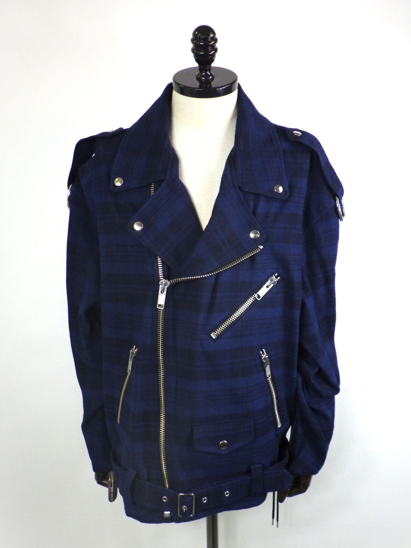 el conductorH　フランネルコットンチェック バイカージャケット　PD26SJ04