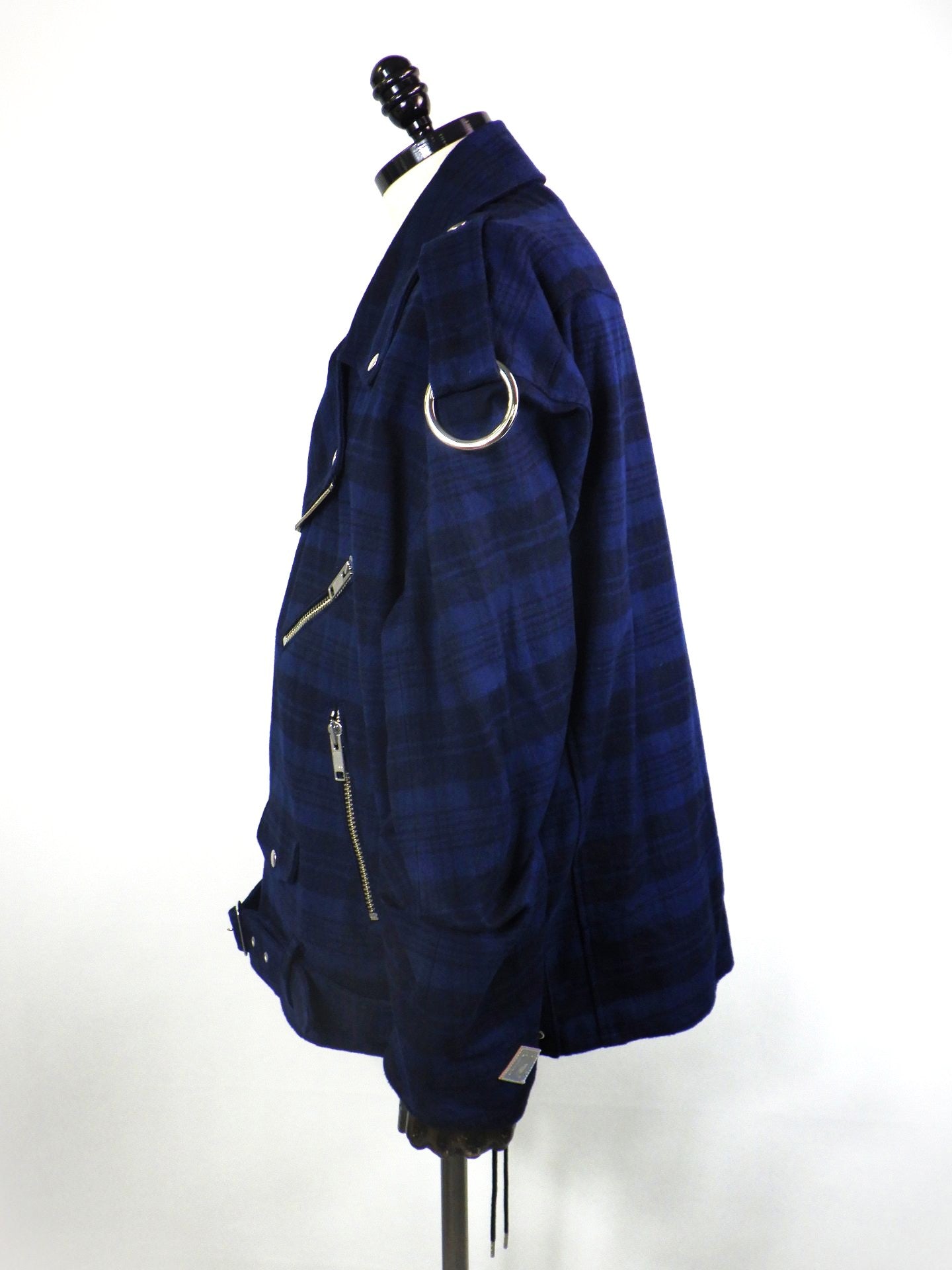 el conductorH　フランネルコットンチェック バイカージャケット　PD26SJ04