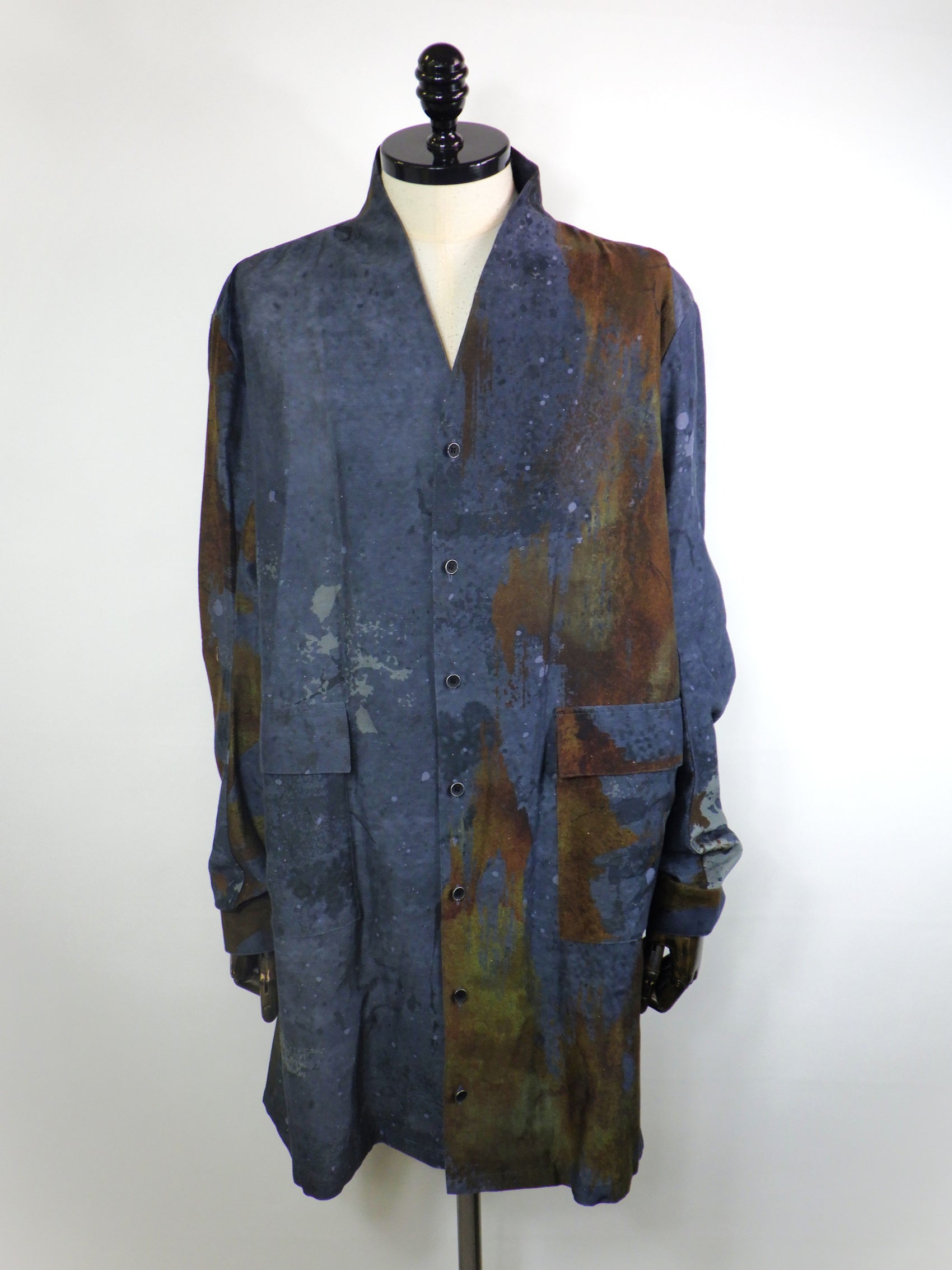 D.HYGEN　インクジェットプリントシャツ　ST102-0126S