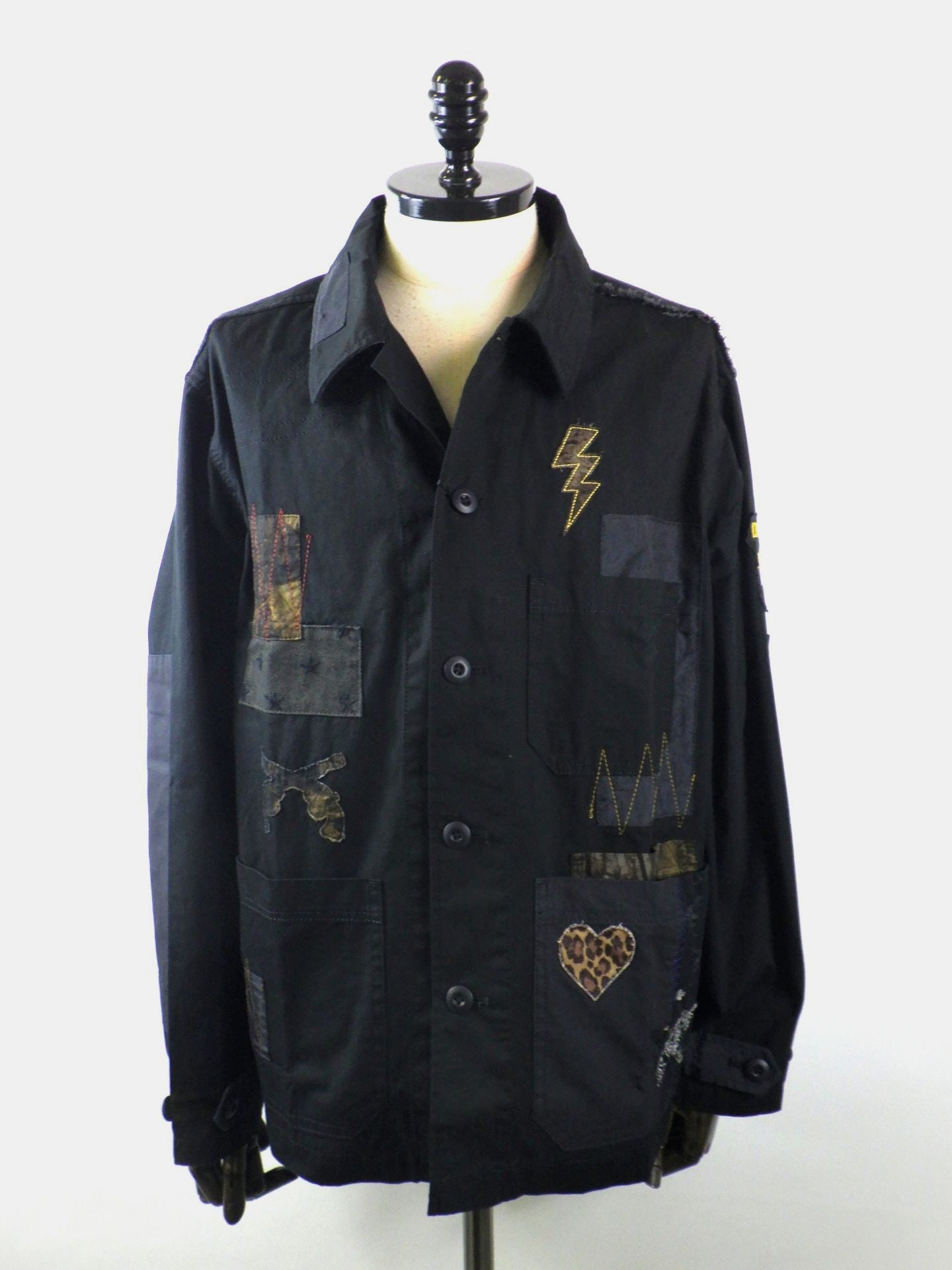 roarguns　パッチワークリメイクジャケットブルゾン　26SGB-05