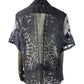 TAAKK　シアーバンダナショートスリーブシャツ　TA26SS-SH025-BK