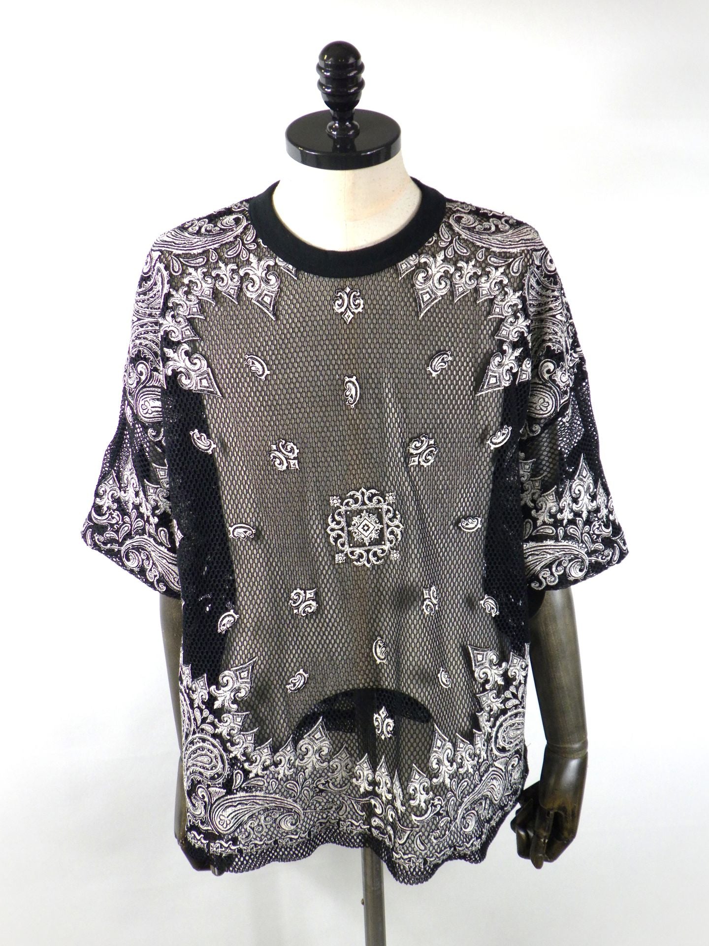 TAAKK　バンダナメッシュTシャツ　TA26SS-JR040