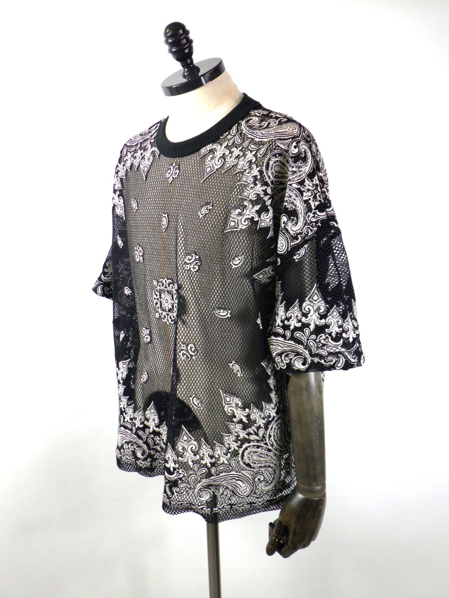 TAAKK　バンダナメッシュTシャツ　TA26SS-JR040