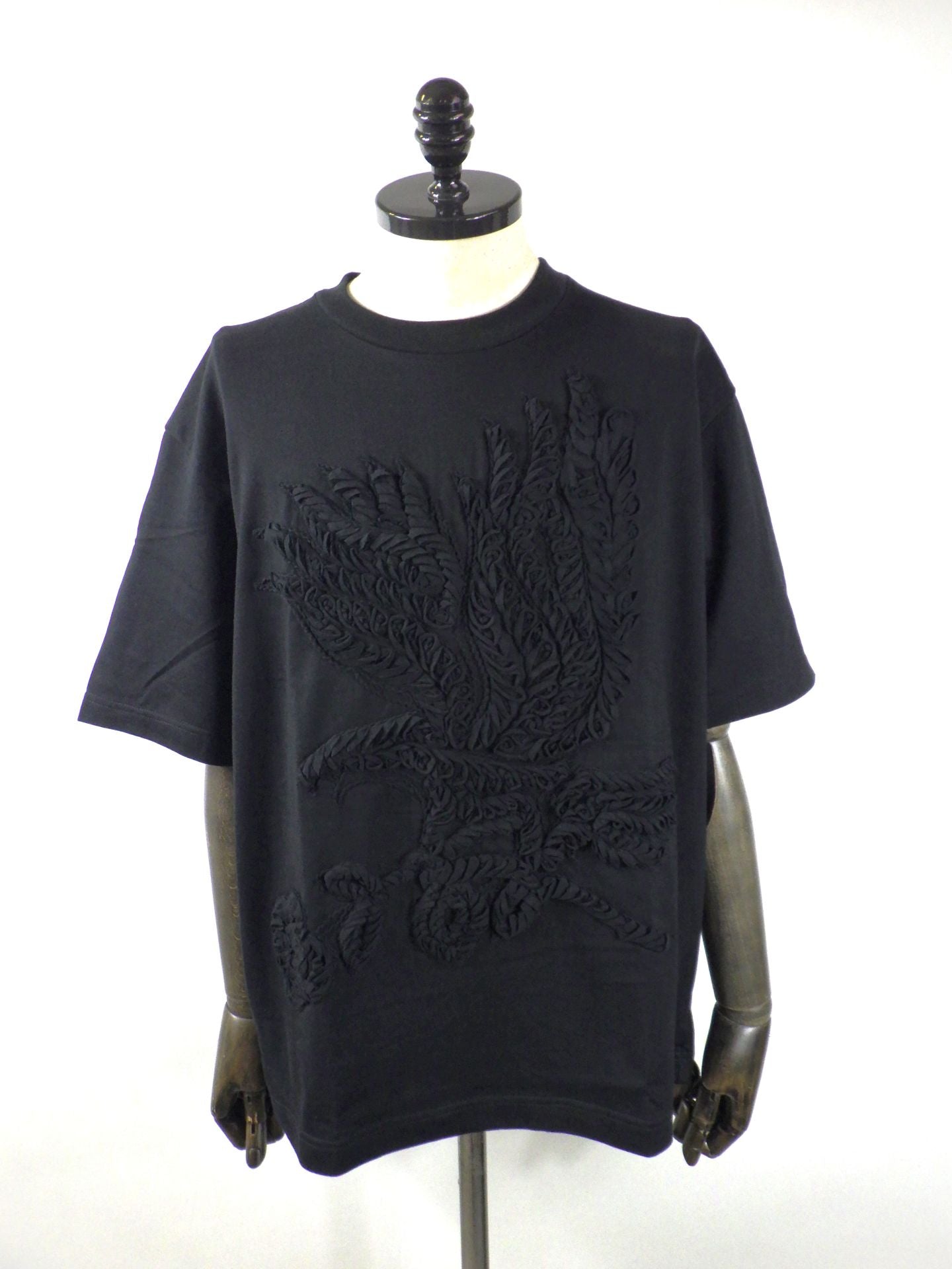 TAAKK　エンブロイダリージャージーTシャツ　TA26SS-JR050-BK