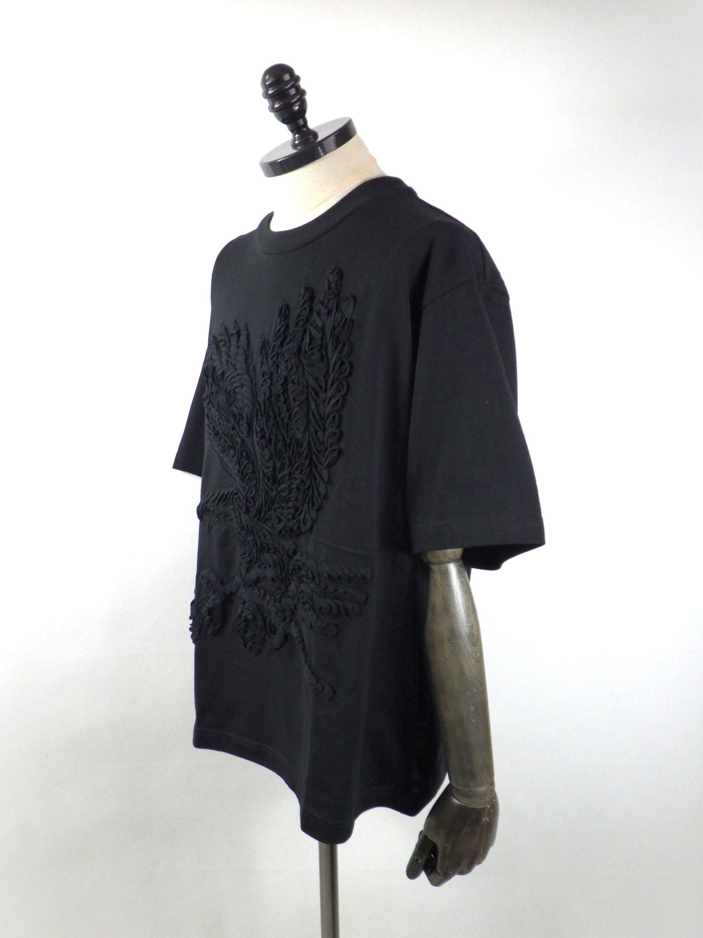 TAAKK　エンブロイダリージャージーTシャツ　TA26SS-JR050-BK