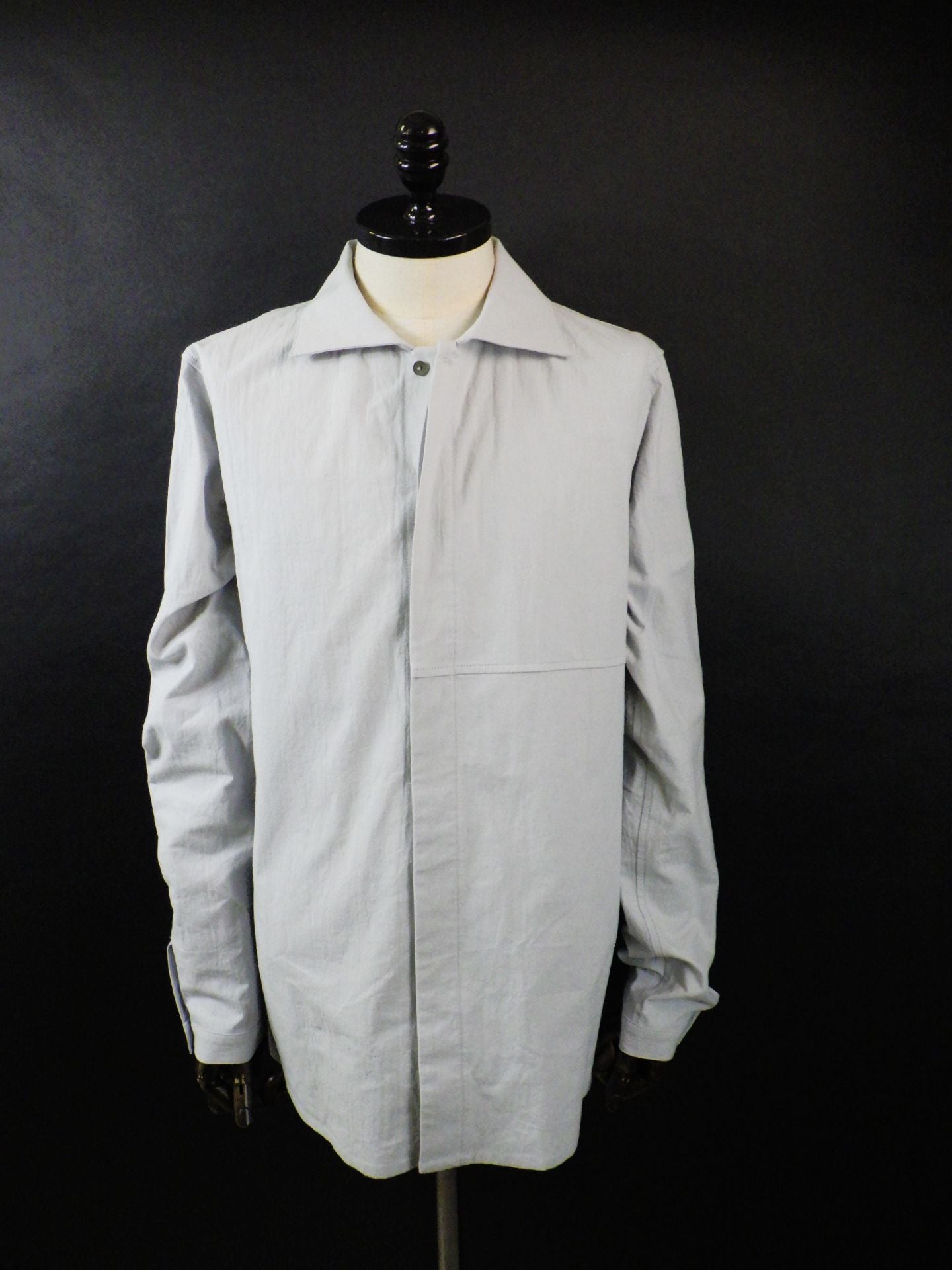 prasthana　atelier worker's shirt　P-2201002-L.GY