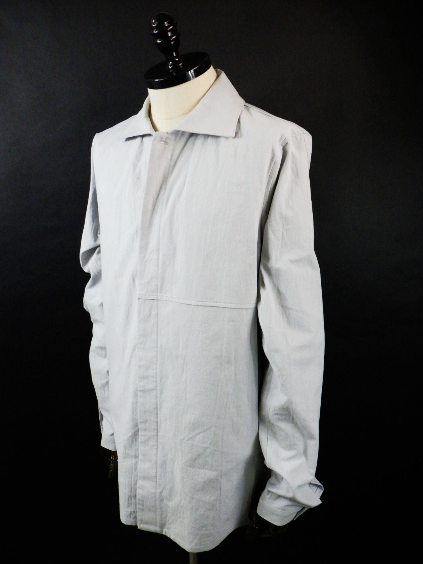 prasthana　atelier worker's shirt　P-2201002-L.GY