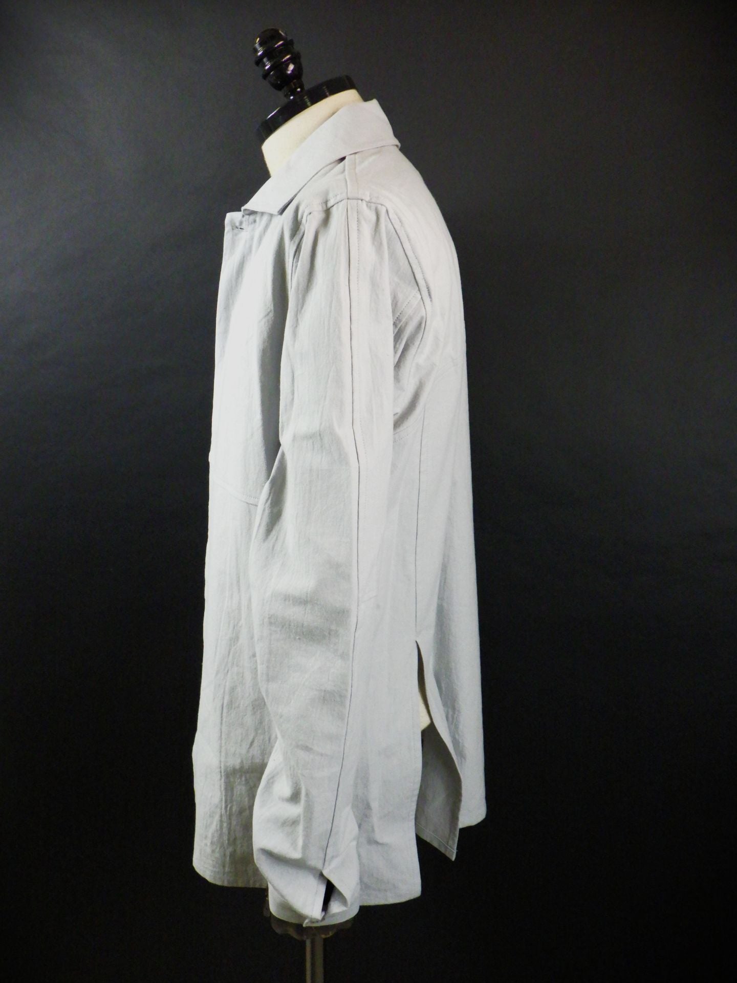 prasthana　atelier worker's shirt　P-2201002-L.GY