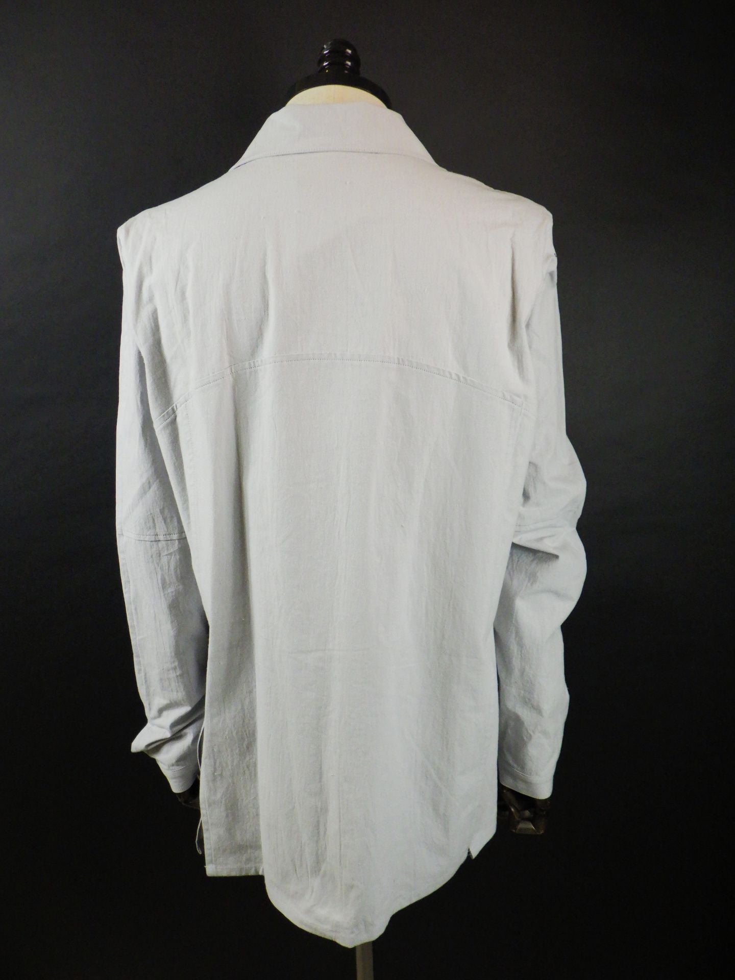 prasthana　atelier worker's shirt　P-2201002-L.GY