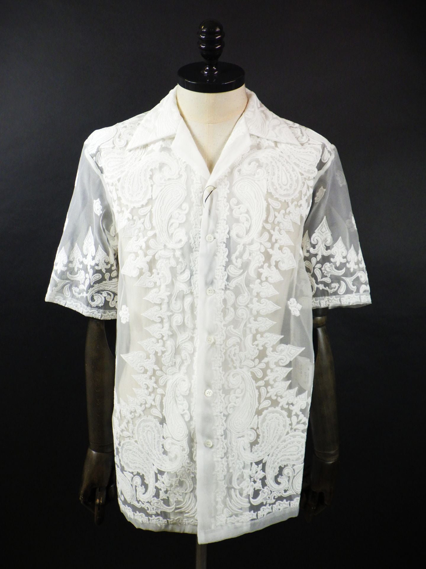TAAKK シアーペイズリーレギュラーシャツ TA26SS-SH005-WHT – KAWANO