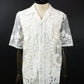 TAAKK　シアーバンダナショートスリーブシャツ　TA26SS-SH025-WHT