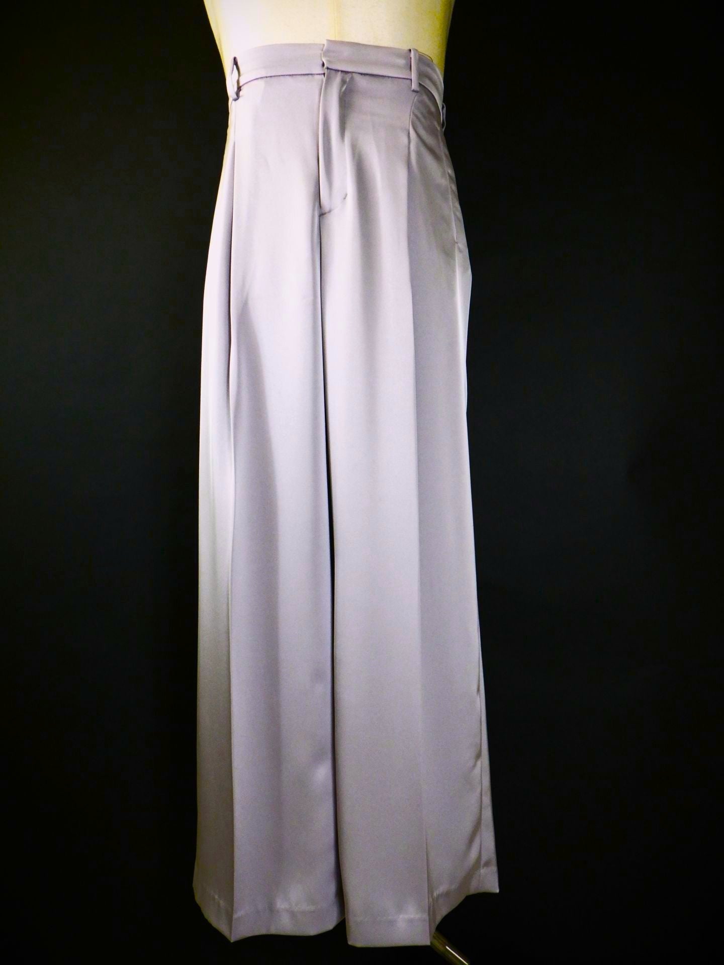 NOWL　ライトサテンワイドパンツ　2615006NZ