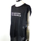 KAMIYA　タイポグラフィプリントシアージャージ―スリーブレスT-シャツ　G16TS082-BK