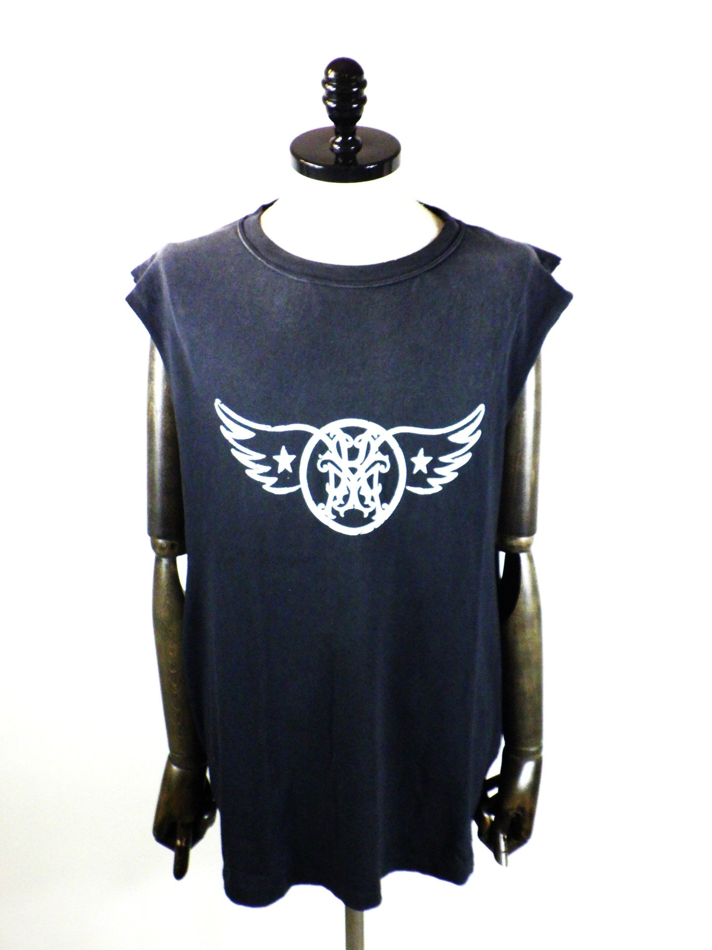 KAMIYA　"AERO-KMY"スリーブレスT-シャツ　G16TS078-BK