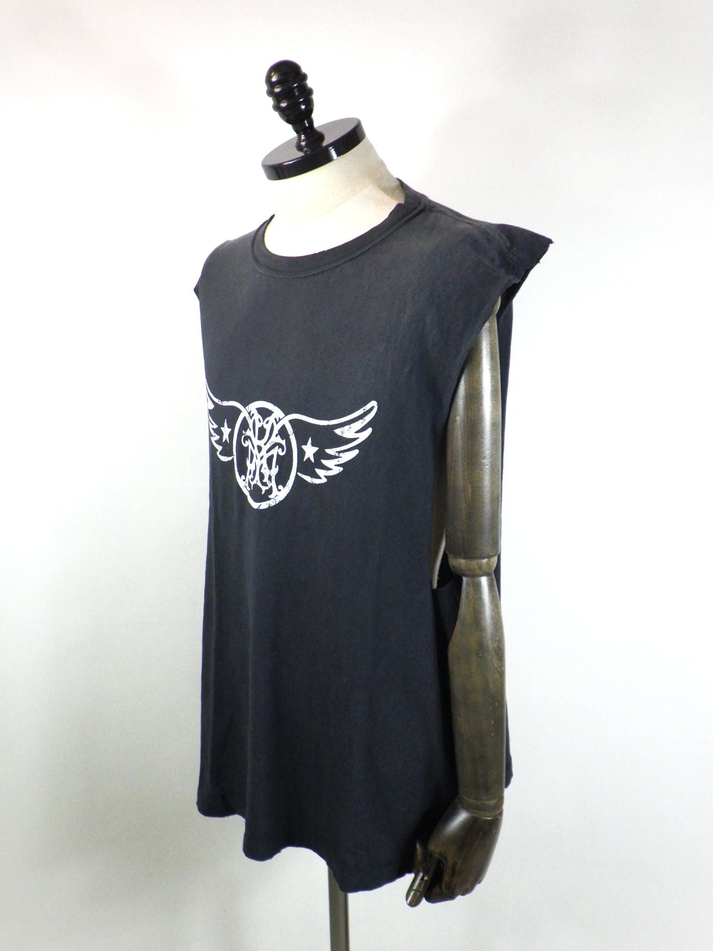 KAMIYA　"AERO-KMY"スリーブレスT-シャツ　G16TS078-BK