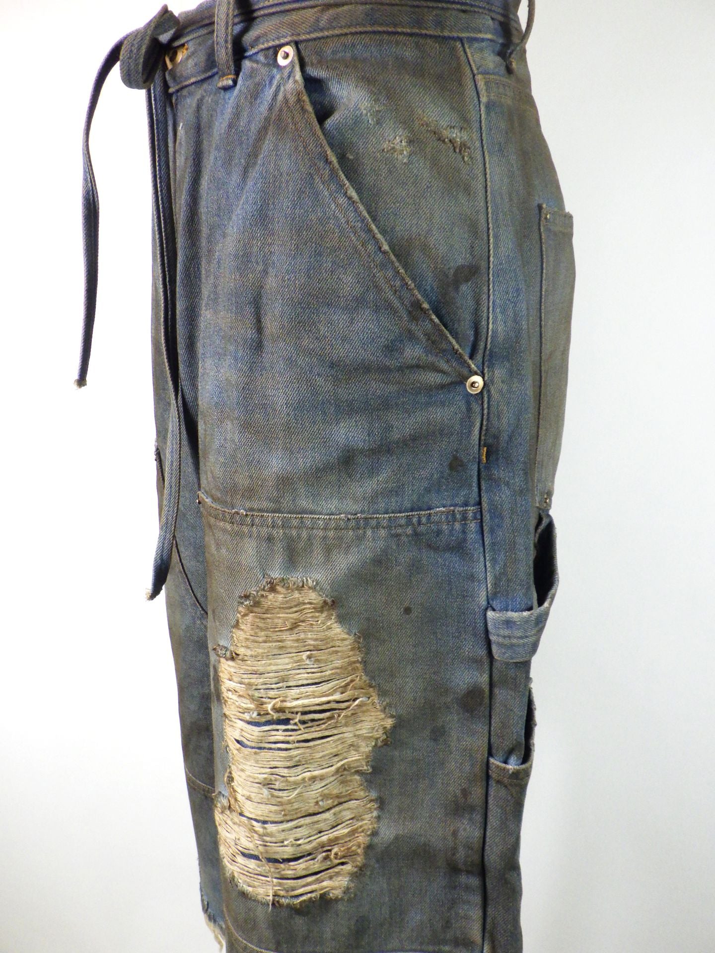DISCOVERED　ダブルニーデニムショーツ　DC-SS26-PT-01-INDIGO