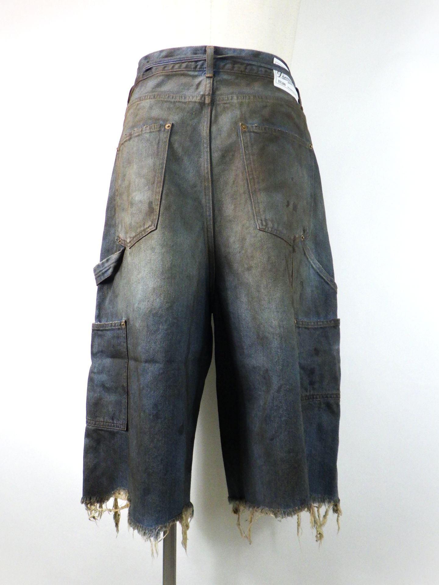 DISCOVERED　ダブルニーデニムショーツ　DC-SS26-PT-01-INDIGO