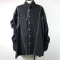 DISCOVERED　ドッキングワイドルーピングシャツ 　DC-CL-SH-01-BK