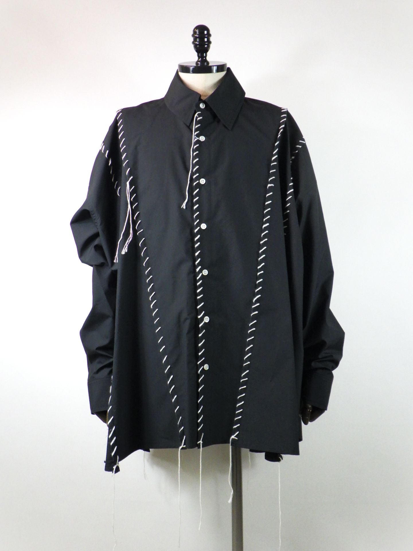 DISCOVERED　ドッキングワイドルーピングシャツ 　DC-CL-SH-01-BK