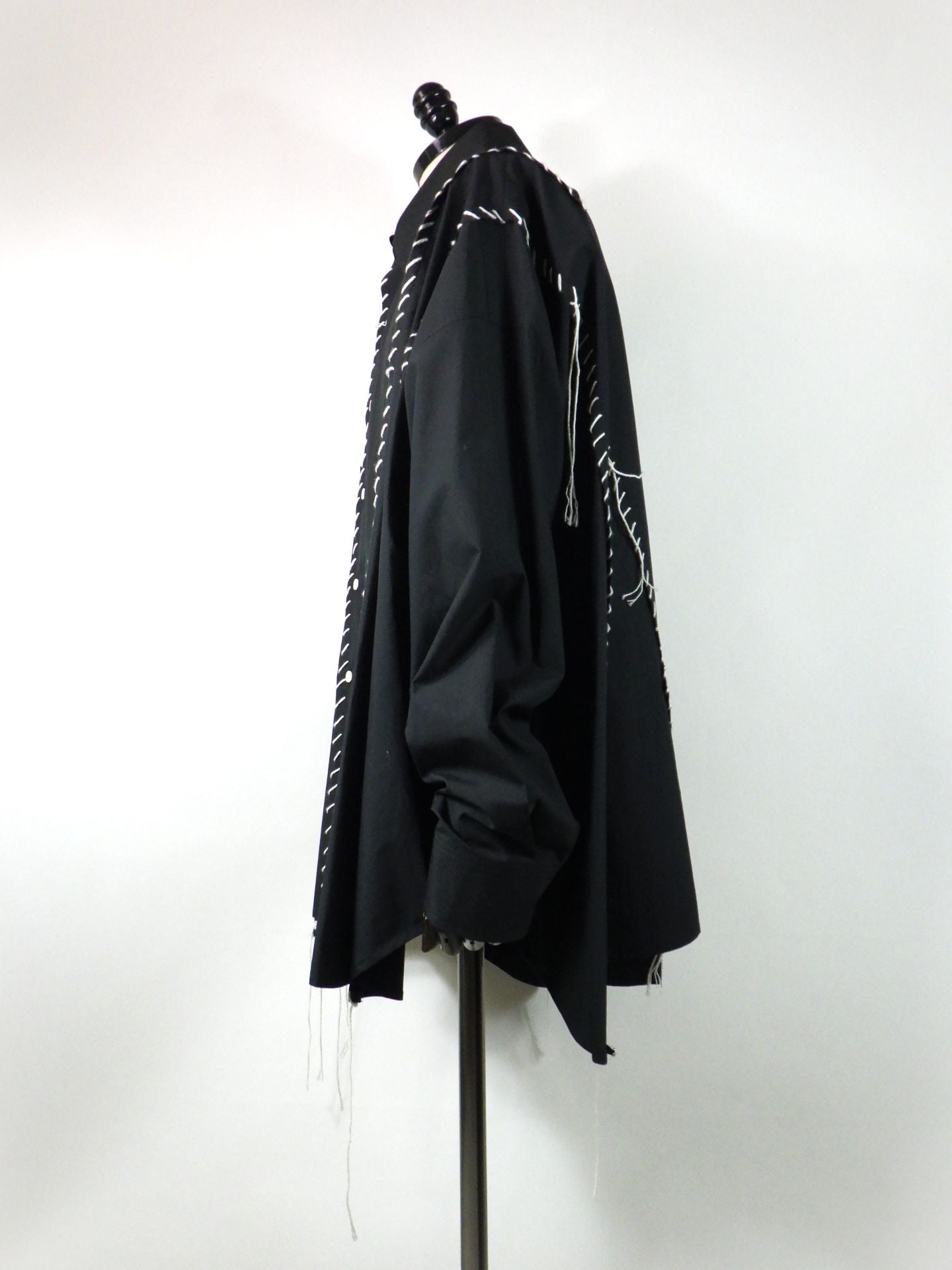 DISCOVERED　ドッキングワイドルーピングシャツ 　DC-CL-SH-01-BK