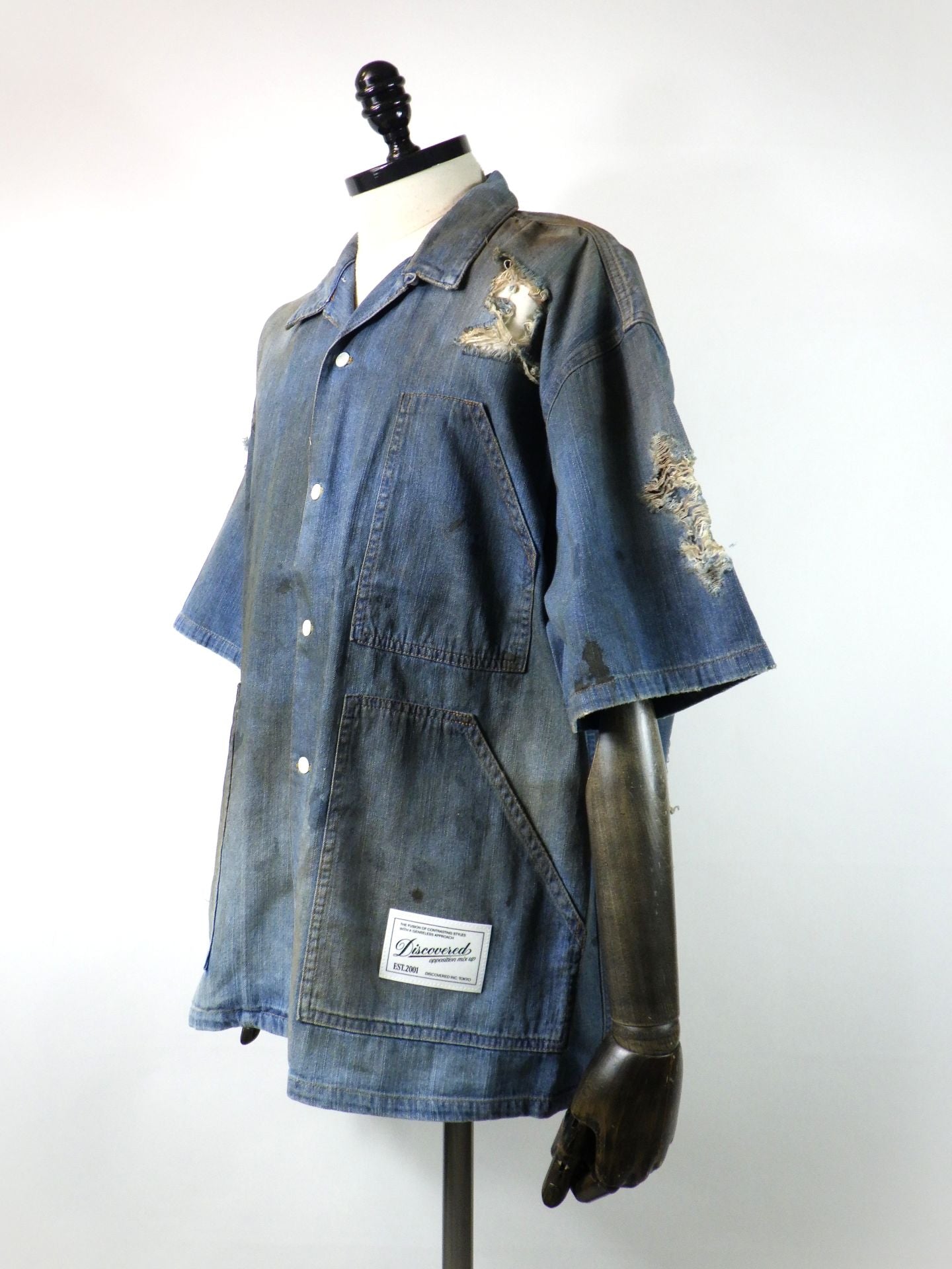 DISCOVERED　ショートスリーブデニムシャツ 　DC-SS26-SH-01-INDIGO