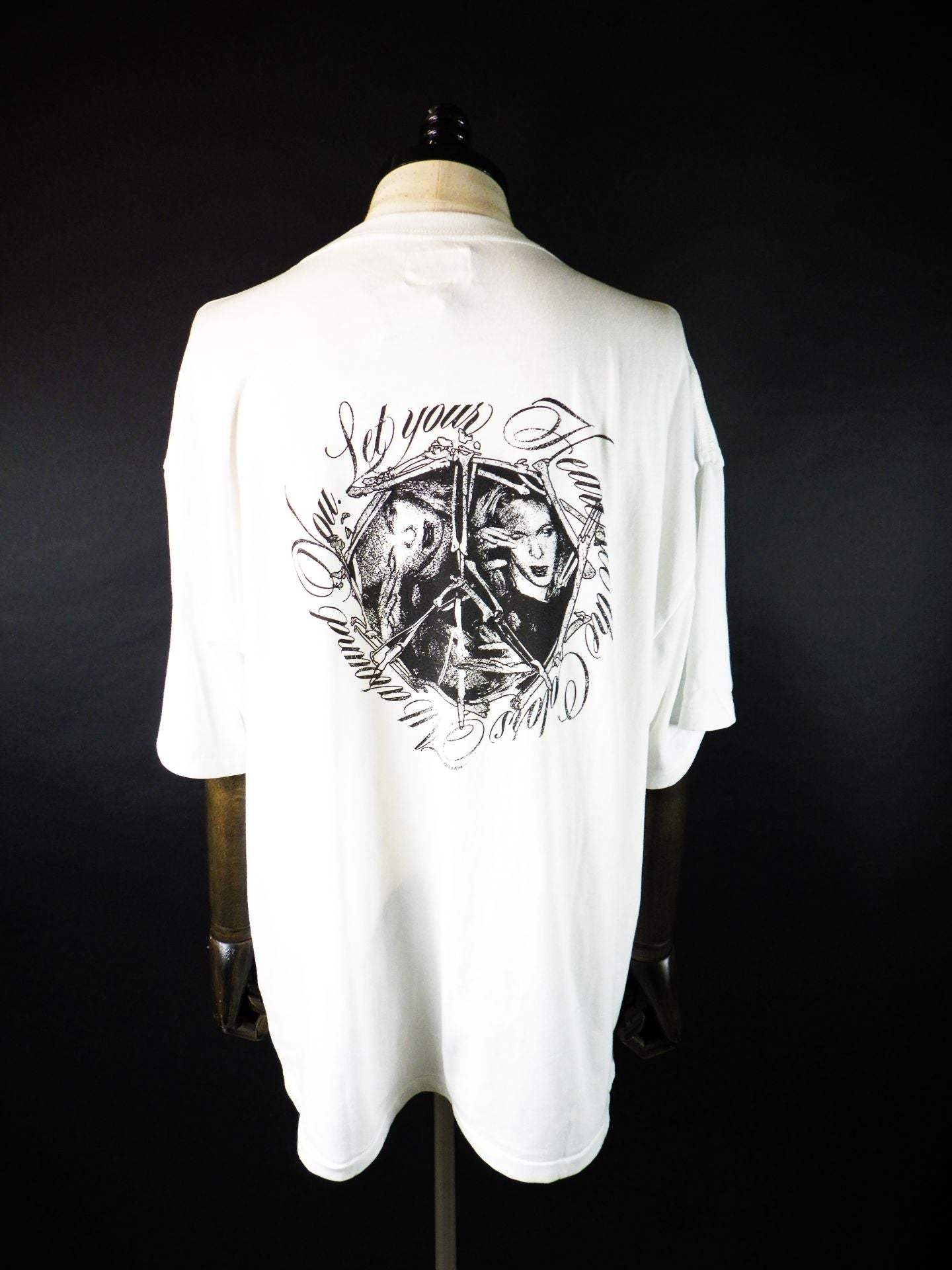 KAMIYA　"SWEET SMILE"T-シャツ　G16TS096-WH