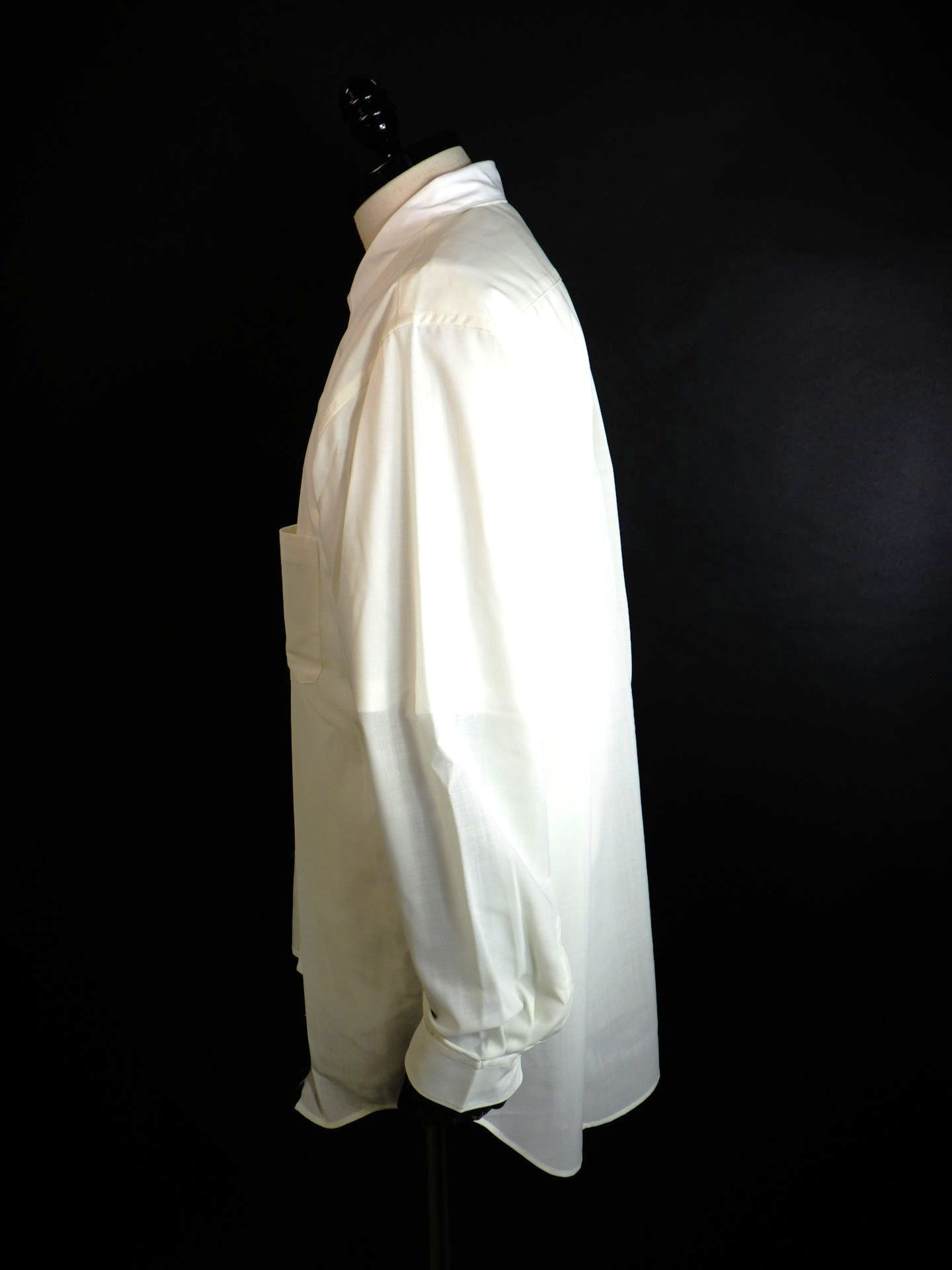 MAHITO MOTOYOSHI　レイヤードシャツ　MG-S4011-WHT