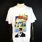 STUD MUFFIN　コットン天竺ブロックコラージュSSシャツ　614-02884-WH