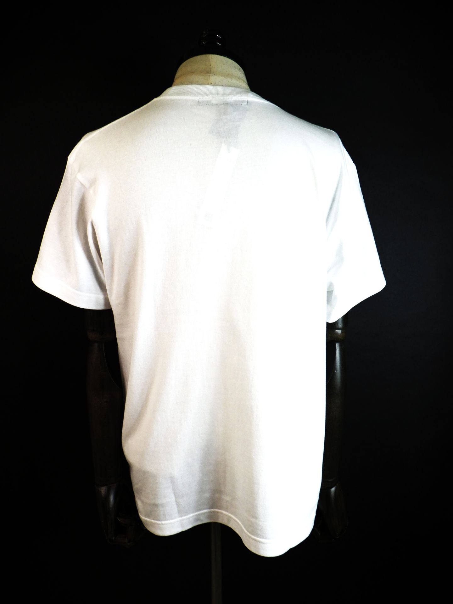 STUD MUFFIN　コットン天竺ブロックコラージュSSシャツ　614-02884-WH