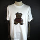 STUD MUFFIN　コットン天竺カートベアシークインSSシャツ　614-02883-WH