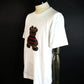 STUD MUFFIN　コットン天竺カートベアシークインSSシャツ　614-02883-WH