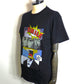 STUD MUFFIN　コットン天竺ブロックコラージュSSシャツ　614-02884-BK