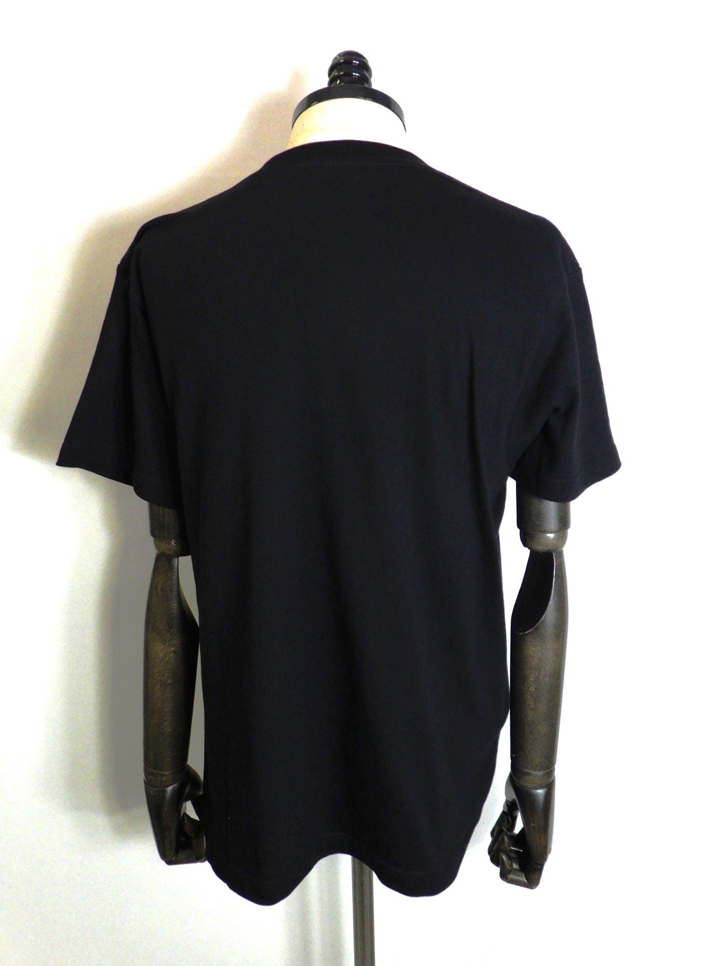 STUD MUFFIN　コットン天竺クロスパフワッペンSSシャツ　614-02885-BK×MLT
