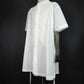 prasthana　strings raw edge s/s shirt　P-2201001-WH