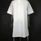 prasthana　strings raw edge s/s shirt　P-2201001-WH