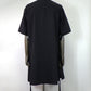 prasthana　strings raw edge s/s shirt　P-2201001-BK