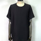 prasthana　flux arm3 t-shirt_A [RIPPLE JERSEY]　P-2202001-BK